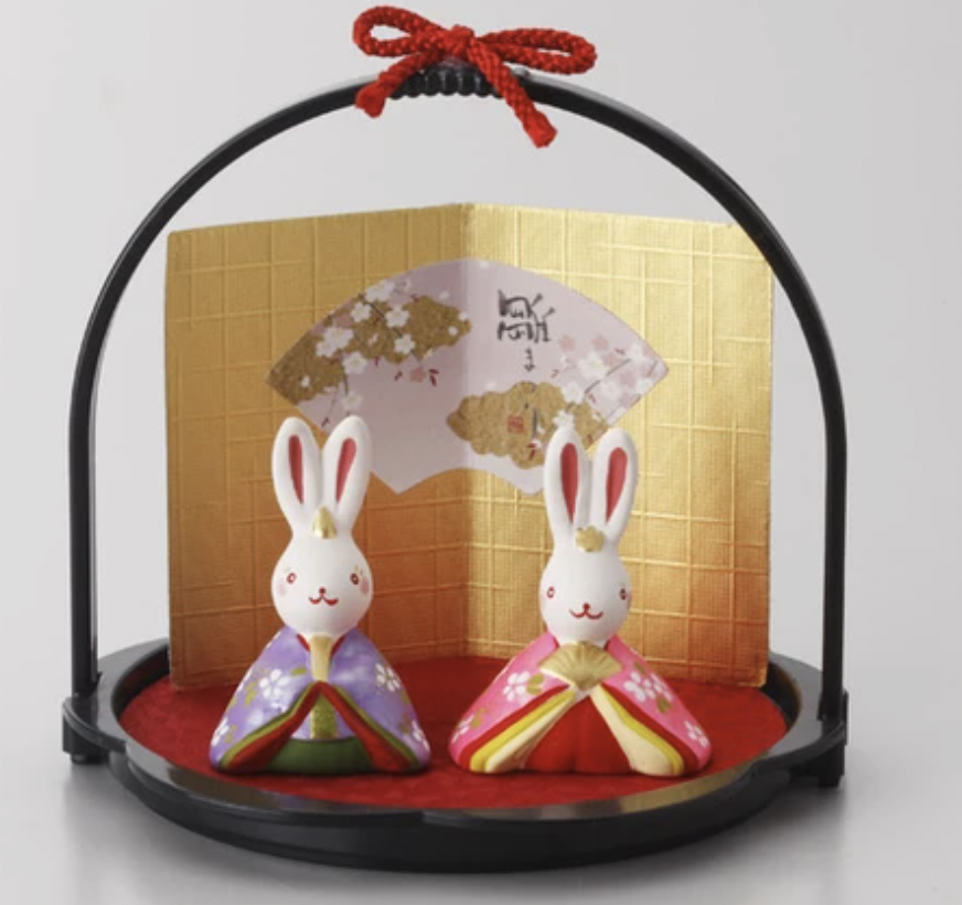 日式兔籃長耳兔兔