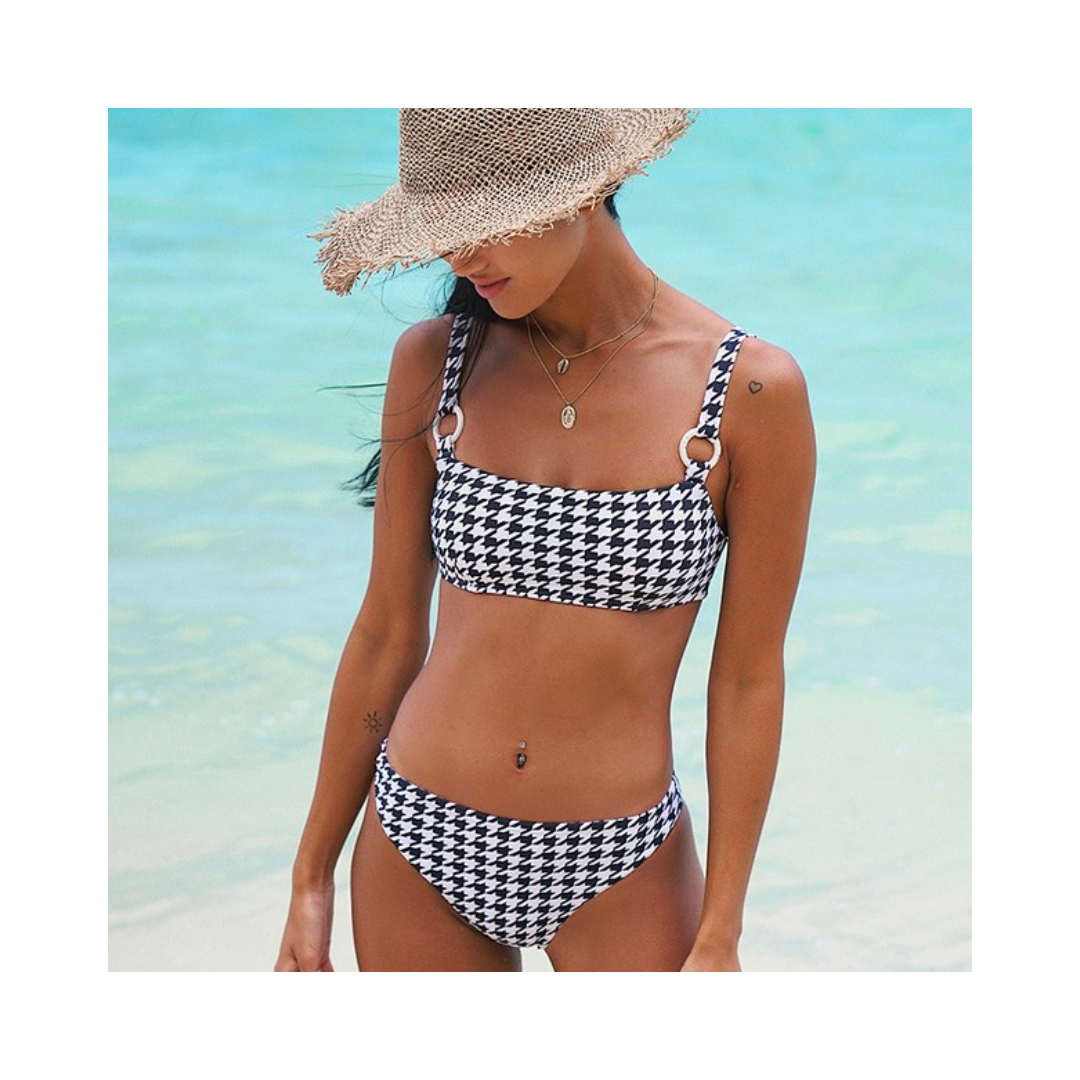 ▲ Yukari Molokai 千鳥格復古比基尼 [YB041]