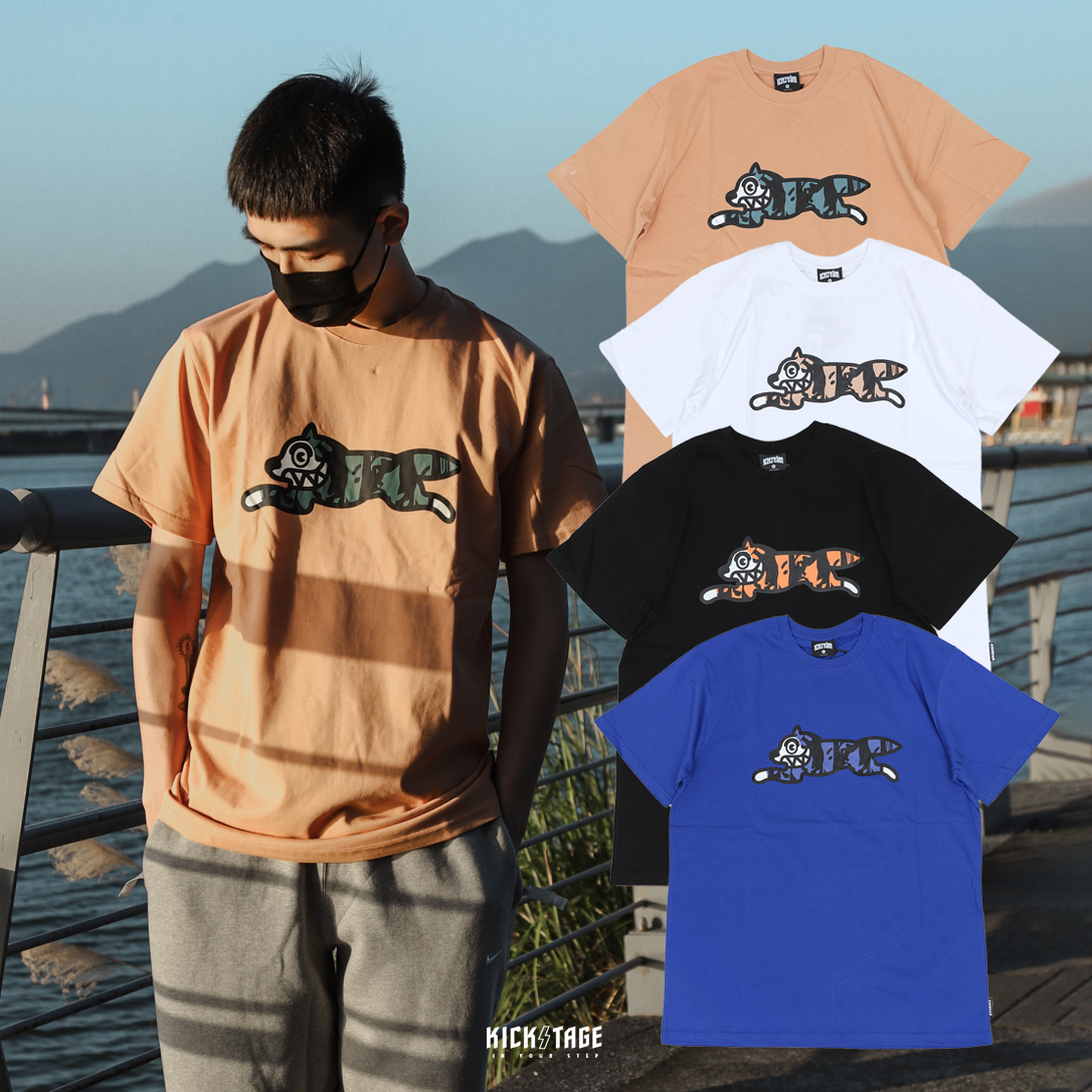 **特價商品售出不退換**ICE CREAM FACES SS TEE 四色 人面 剪影 飛狗 印花 短T【421-9200】