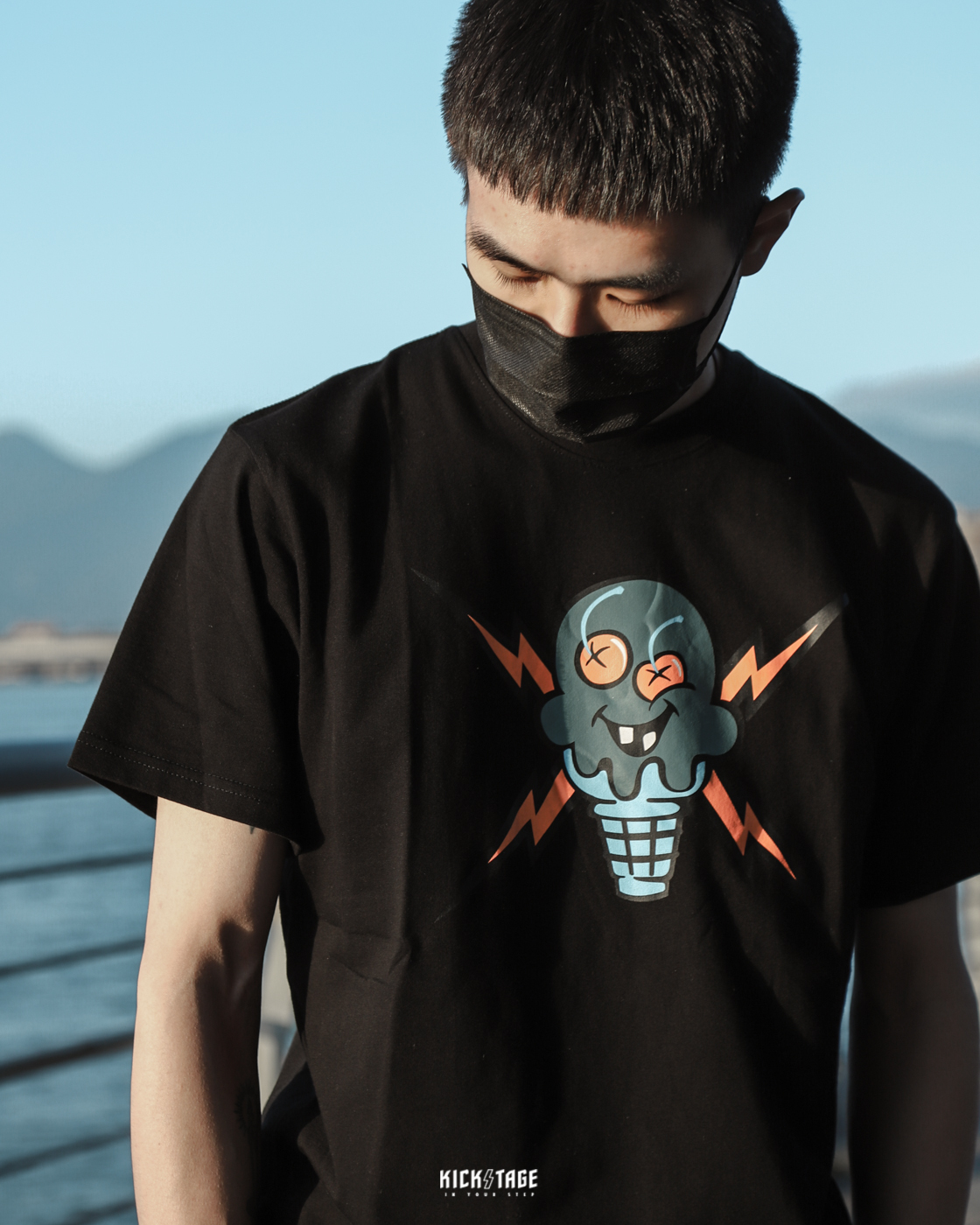 **特價商品售出不退換**ICE CREAM ELECTRIC COMPANY SS TEE 四色 閃電 電力骷顱 冰淇淋 印花 短T【421-9201】