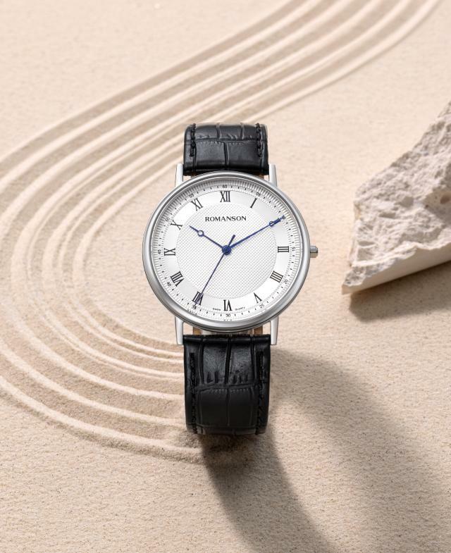 ROMANSON Kairos Classic Slim 經典皮革腕錶