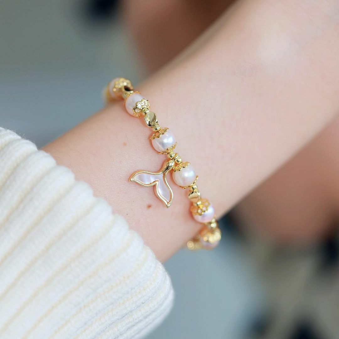 Akoya珍珠小美人魚手鏈（產品編號：BP001）