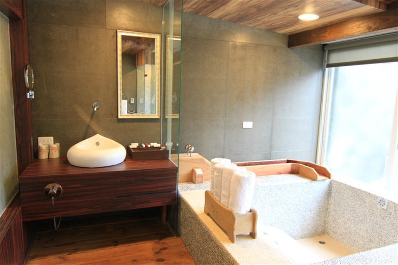 國蘭花園Villa會館 雙人房浴室全景