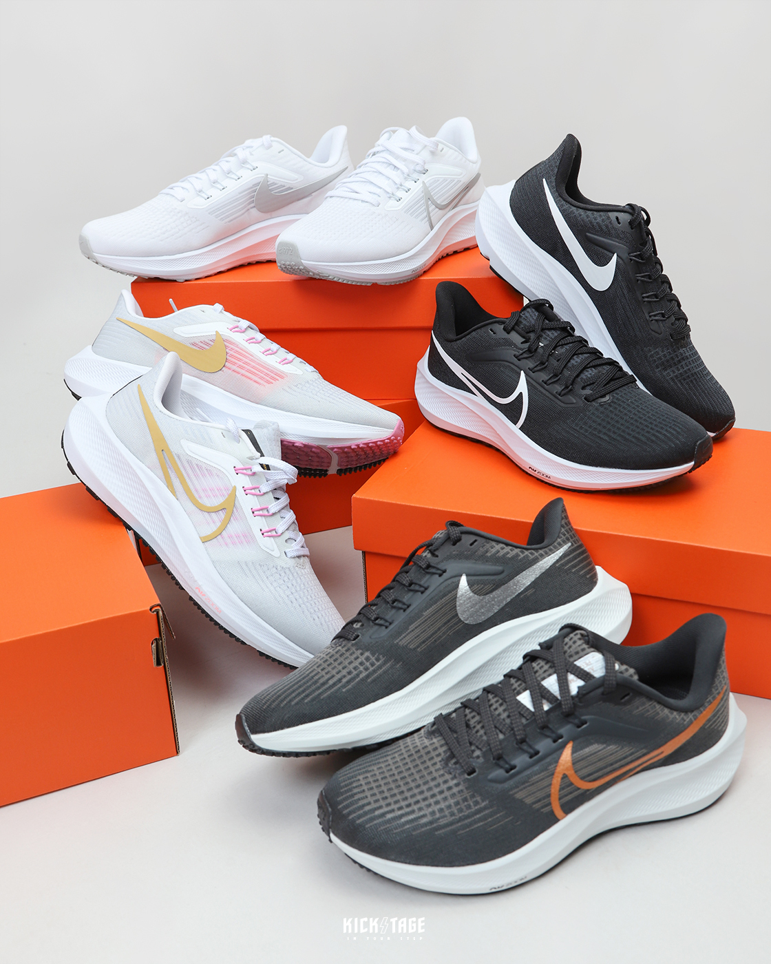 女鞋NIKE W AIR ZOOM PEGASUS 39 四色雙氣墊小飛馬高度支撐慢跑鞋女鞋【DH