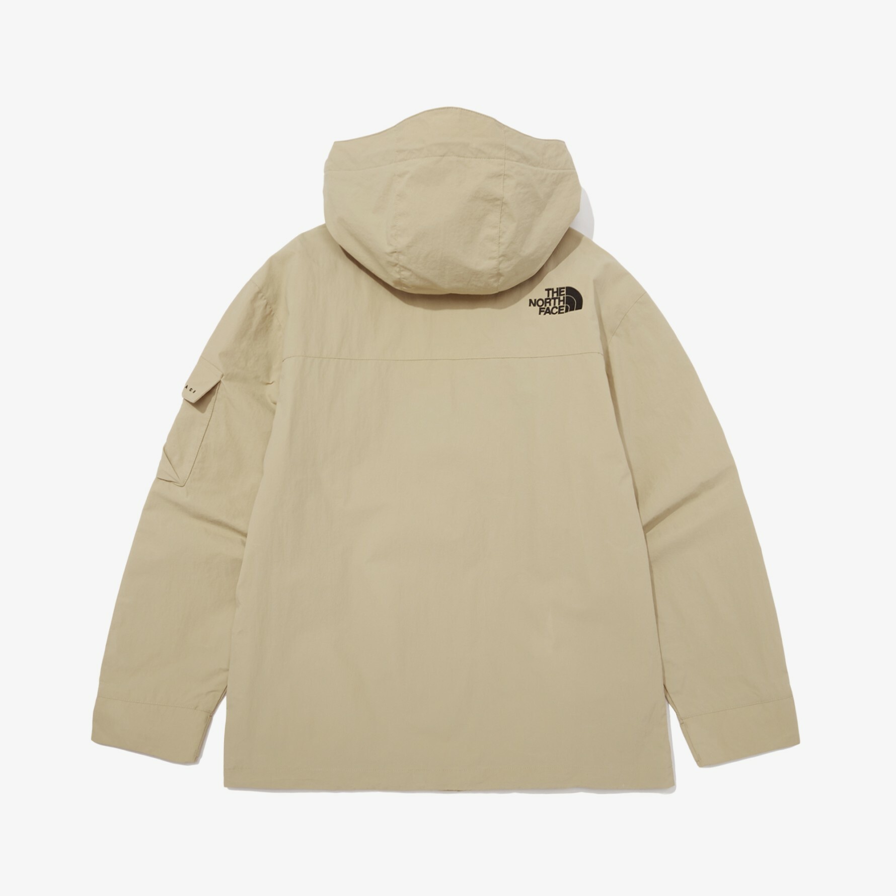 THE NORTH FACE 白標 MANTON 臂繡口袋 連帽 外套 米黃 NJ3BP01K