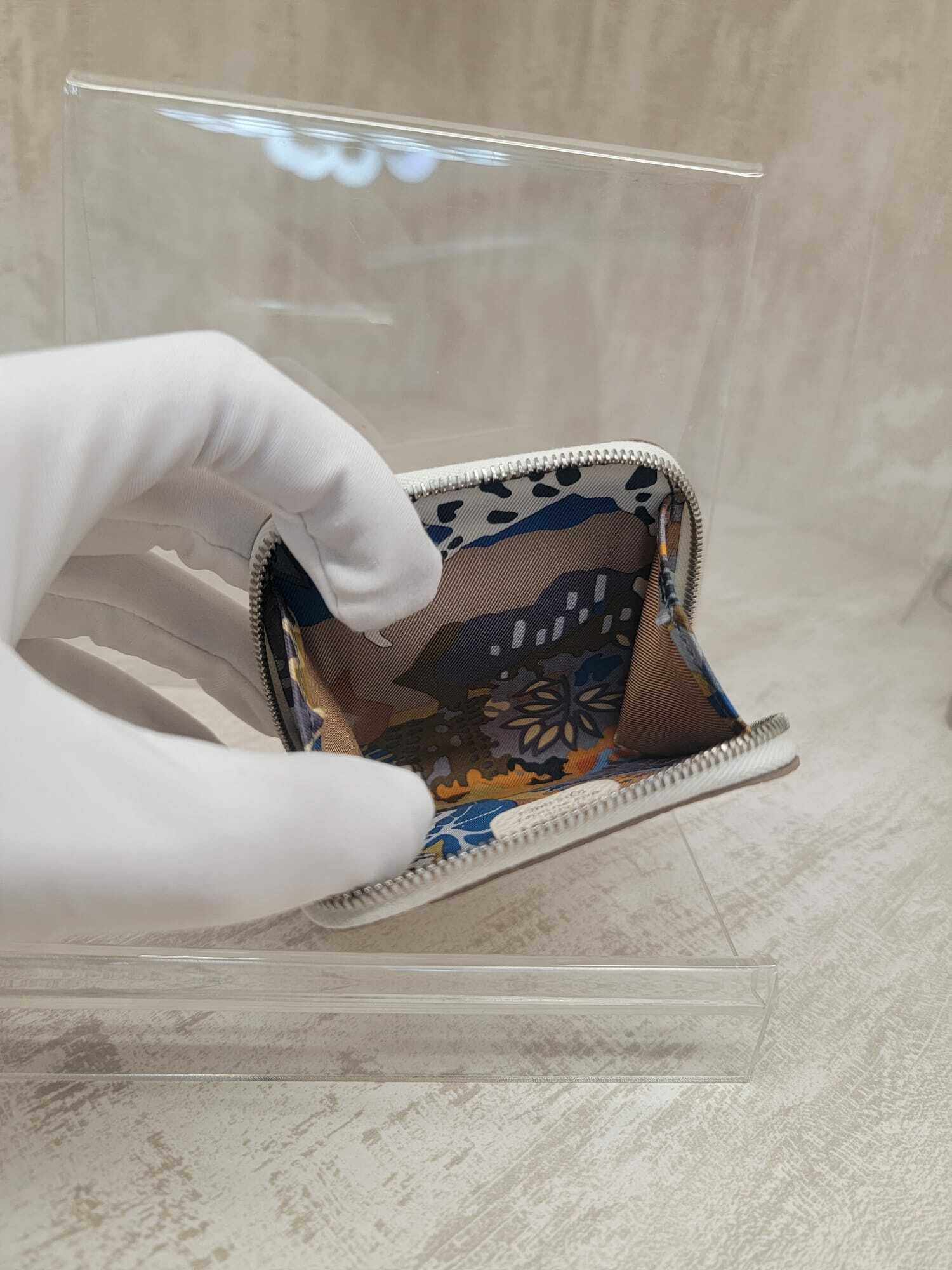 Hermes silk in Nata coin change purse散紙包