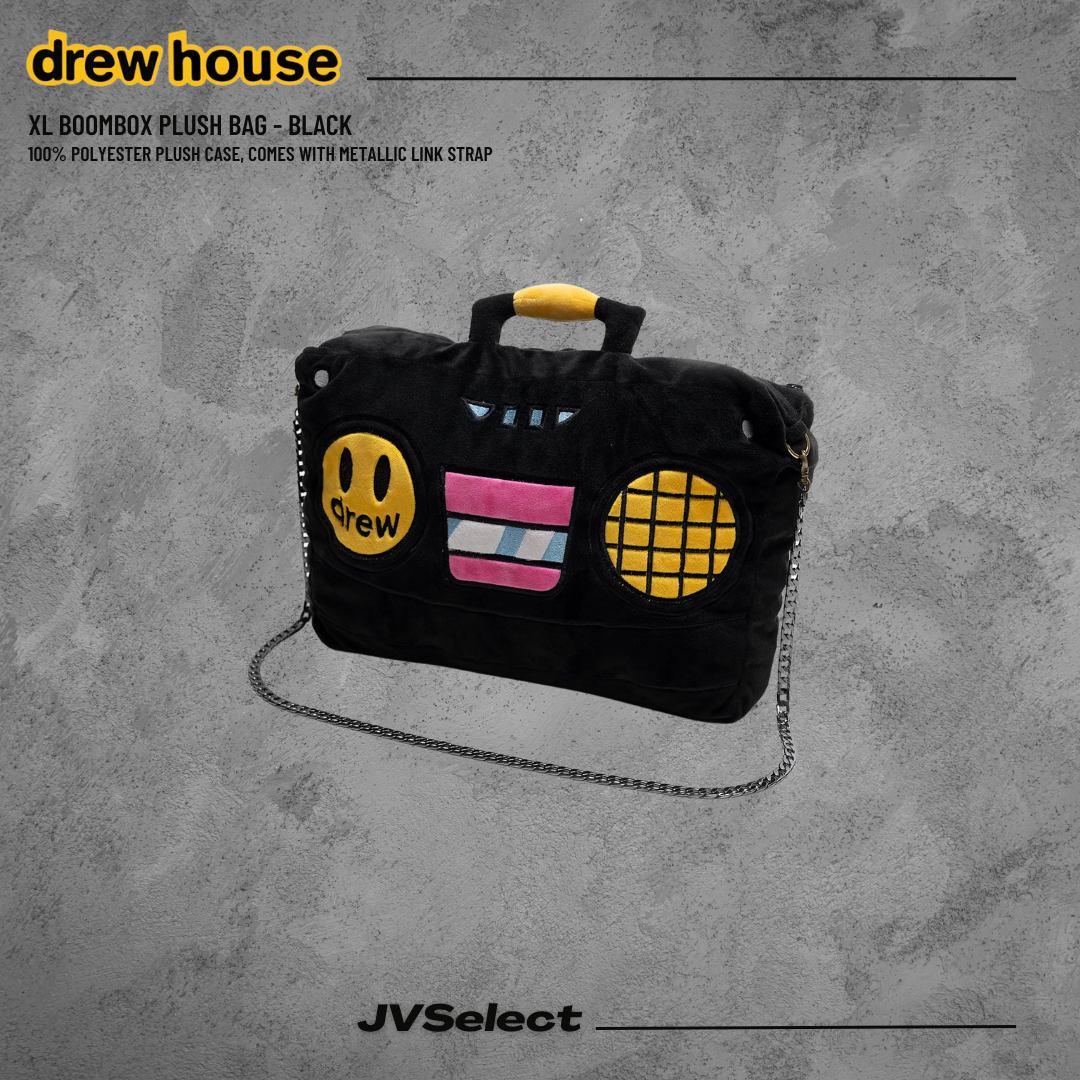 Drew house XL Boombox Plush Bag Black*1
