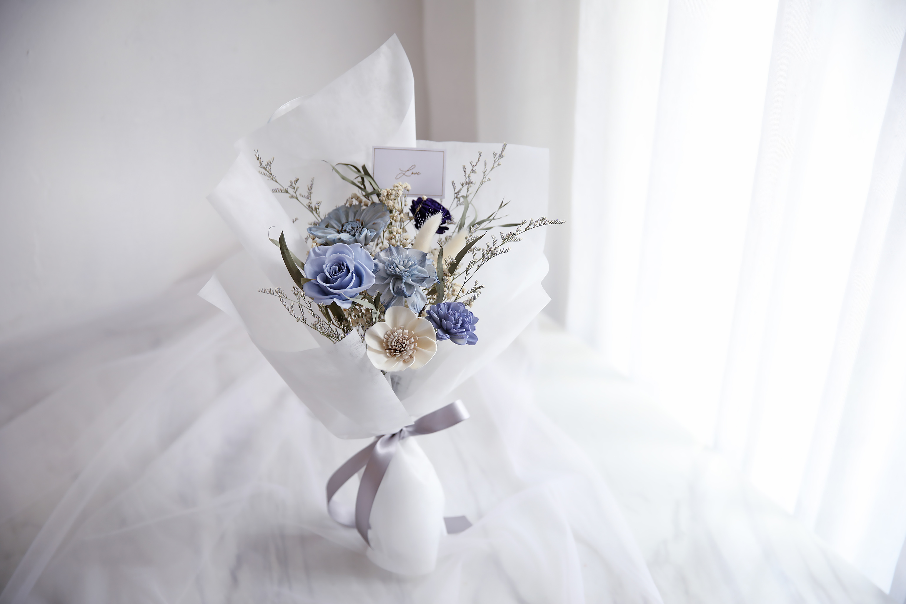 情人節花束310 | 純愛Love-氣質藍