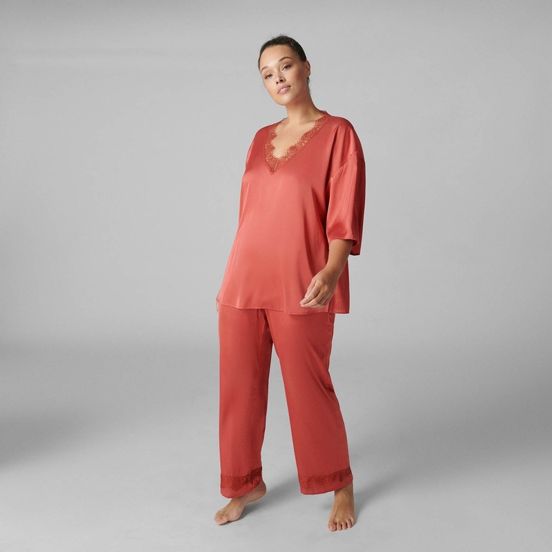 SATIN SECRETS 秘密 上衣 玫瑰石英粉