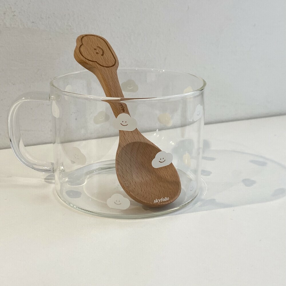 Skyfolio - cloud wood spoon