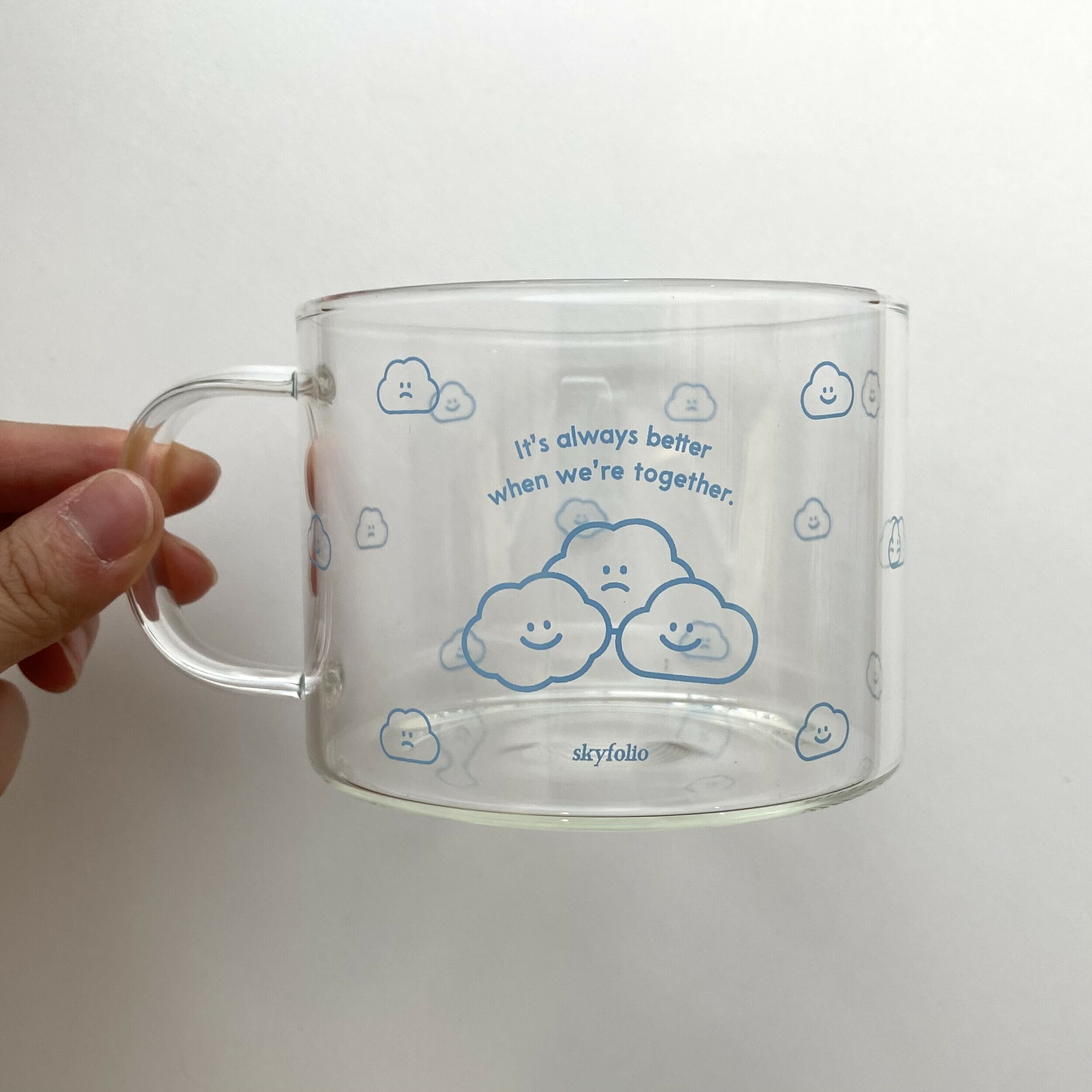 Skyfolio - cloud cereal mug