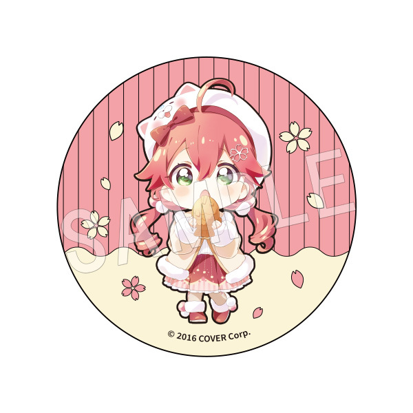 「官方代購」Hololive 鳴門鯛焼本舗×さくらみこ🌸 Miko 周邊 #8 橡膠杯墊