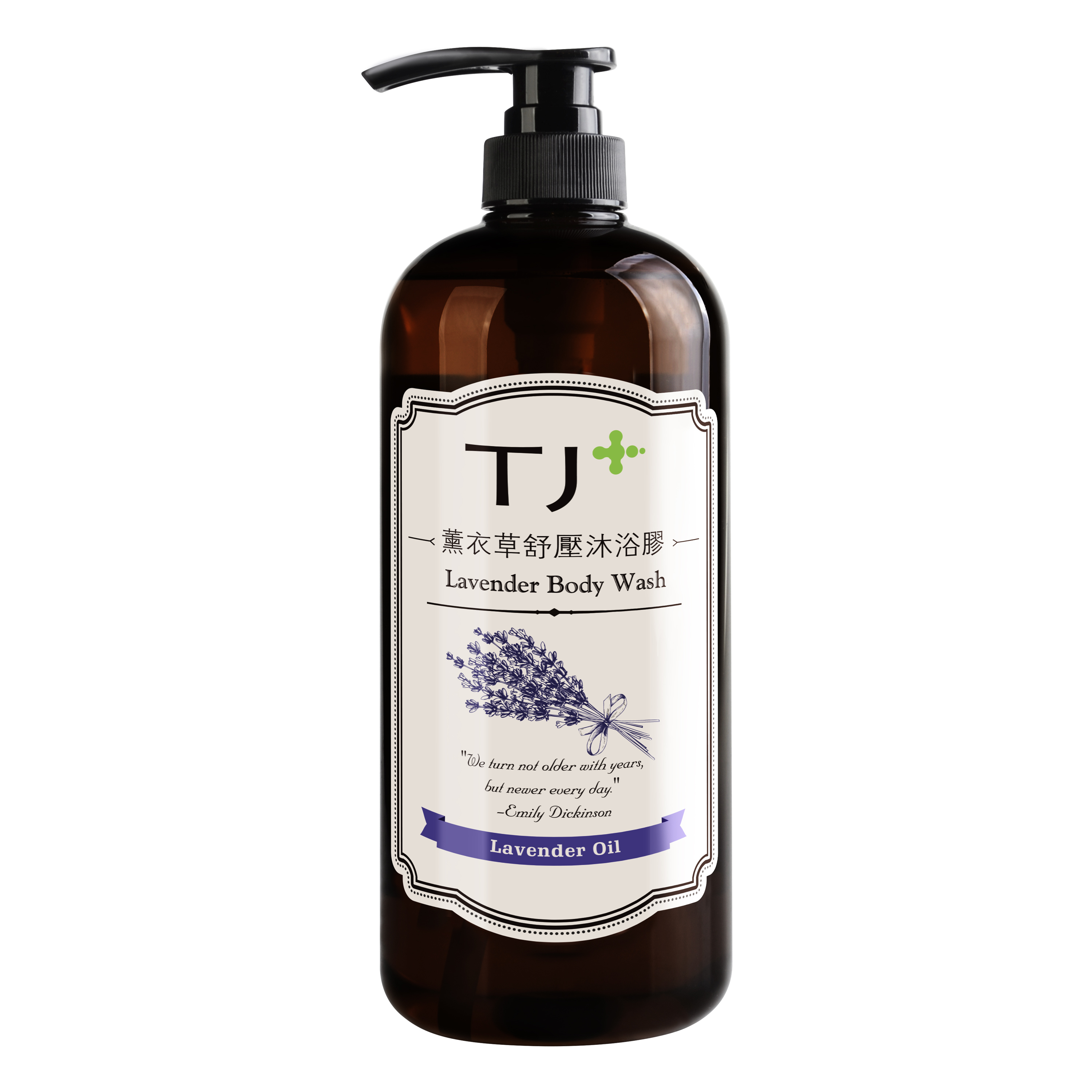 TJ PLUS 薰衣草舒壓沐浴膠-950ml