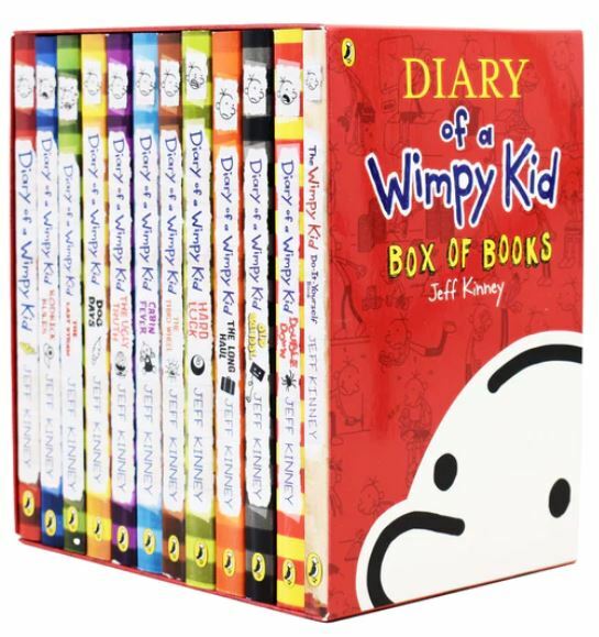 Diary of a Wimpy Kid 12 Books Complete Collection Bo...