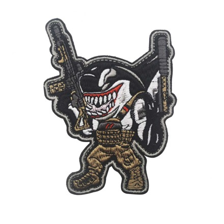 bagrun 戰術風格魔術貼布章-A108-戰鬥鯊魚