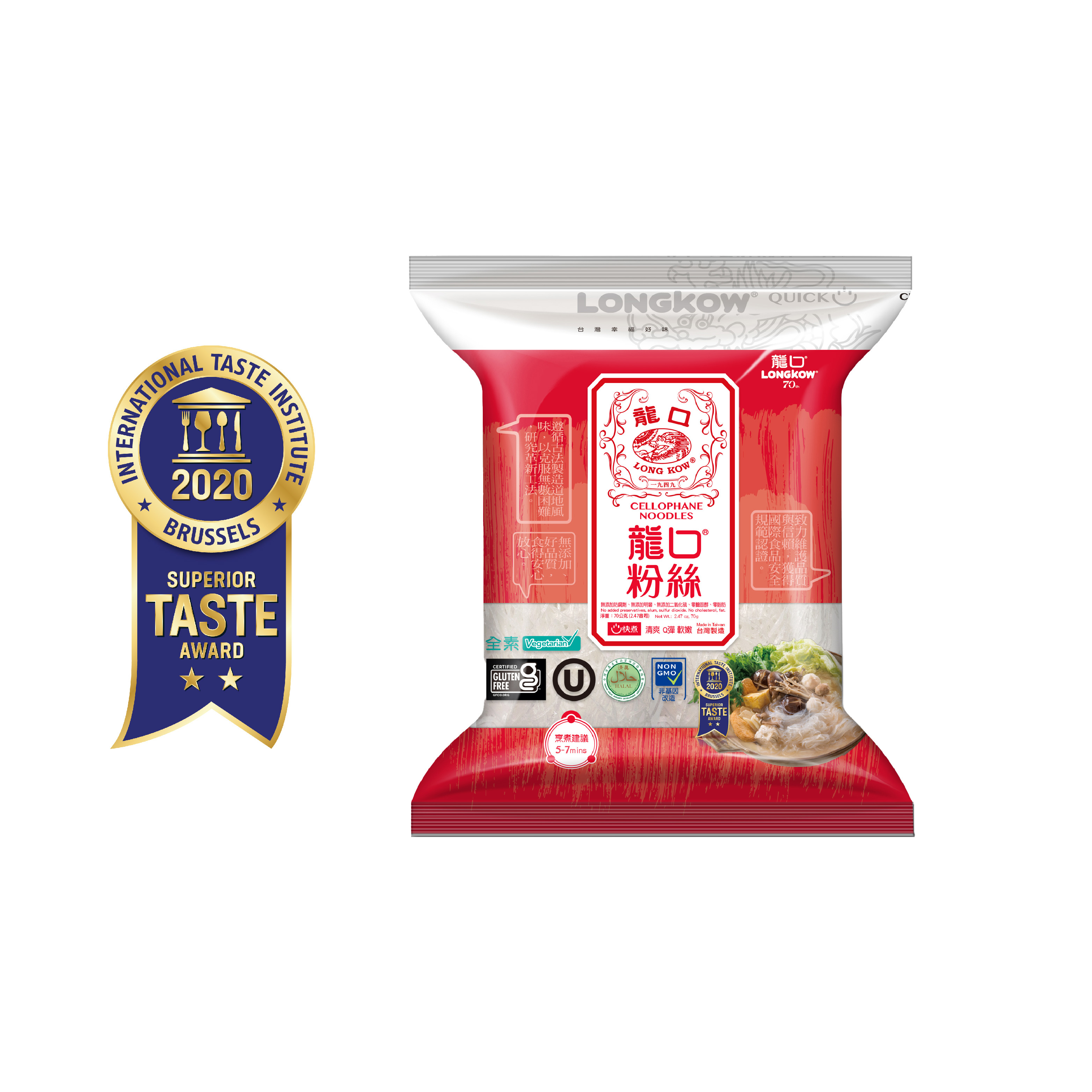 龍口粉絲(快煮型)-復刻版二把裝