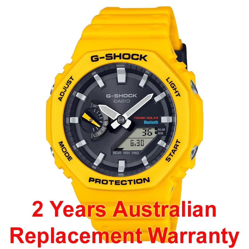 G shock blue outlet yellow