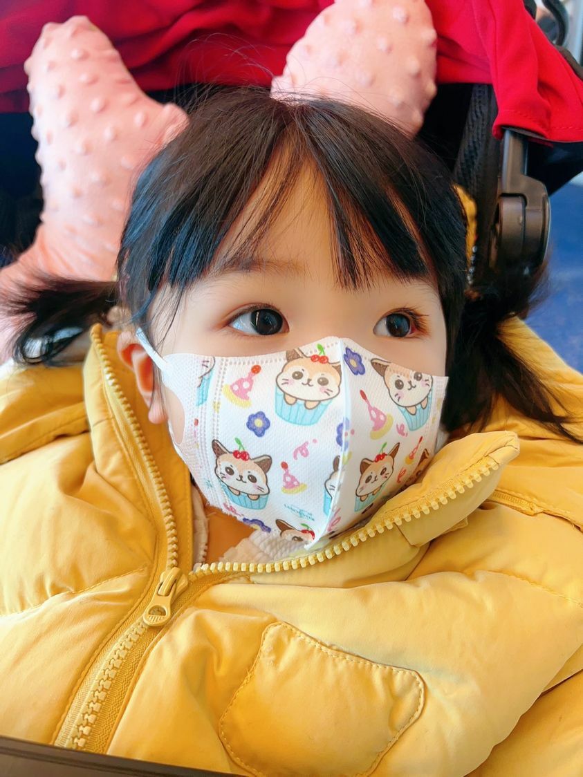 【蘭徹斯特奇遇記】Lanchester 3D立體彈力耳繩卡通口罩(Cat-Dippy) 幼兒 十片獨立包裝