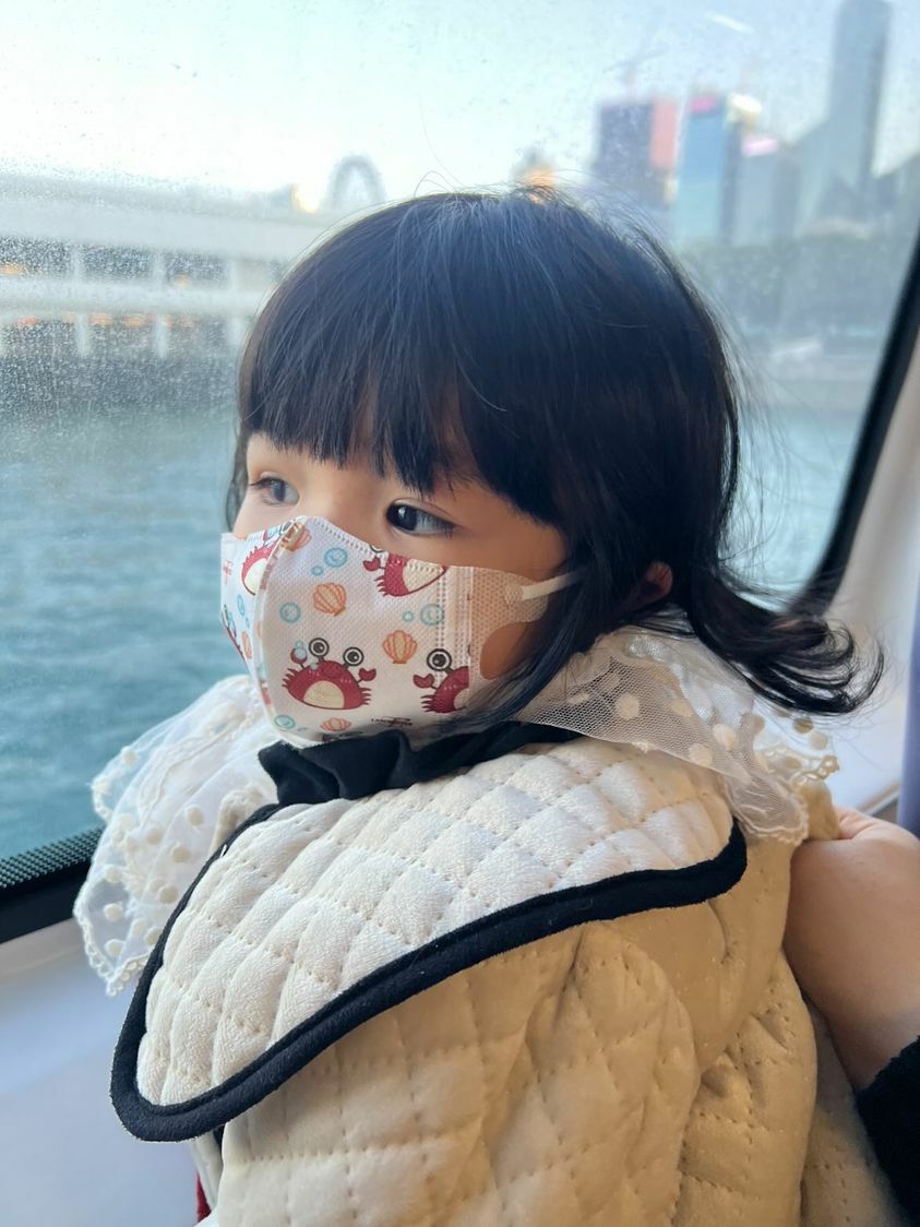 【蘭徹斯特奇遇記】Lanchester 3D立體彈力耳繩卡通口罩(Baby Crab) 幼兒 十片獨立包裝