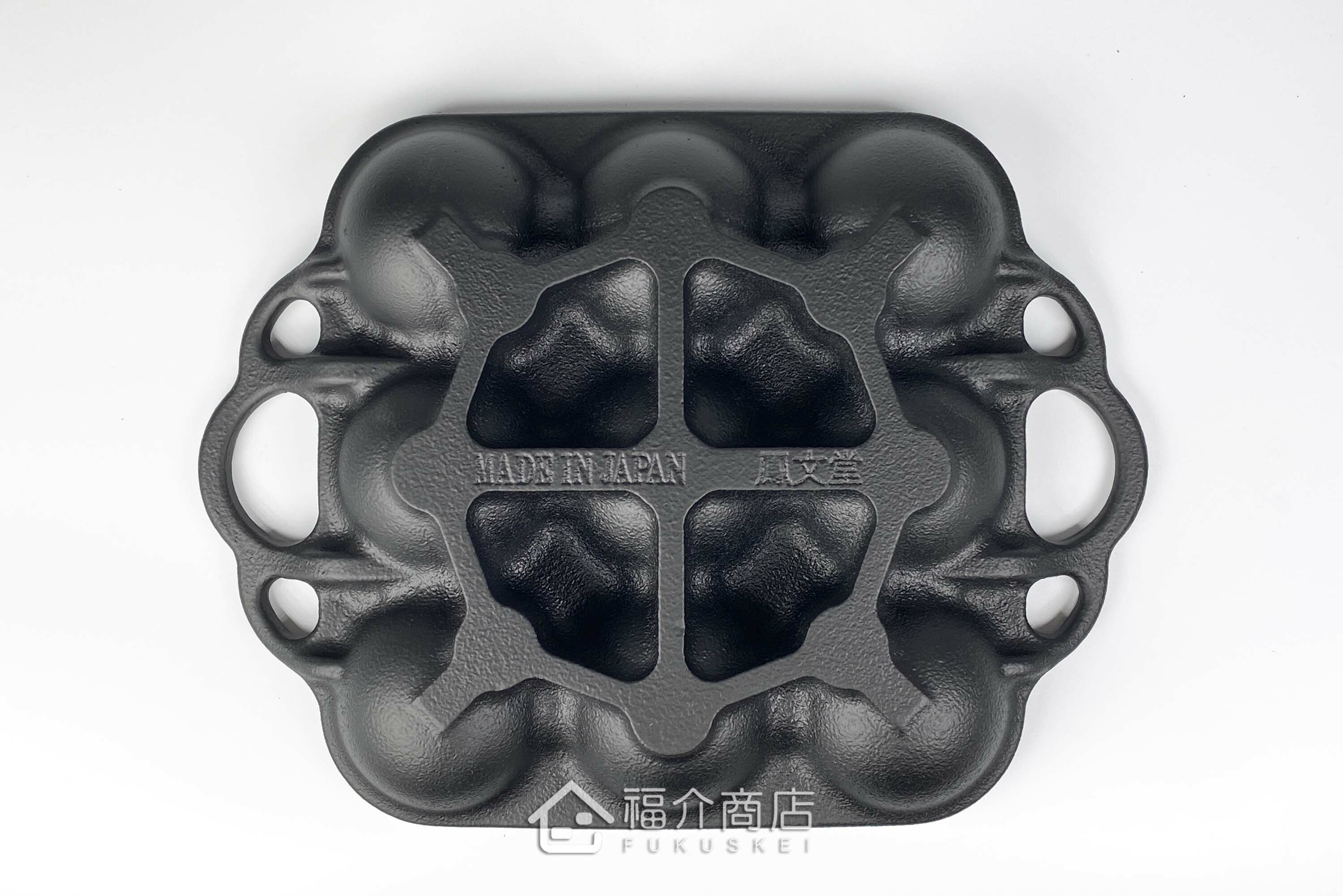 製作章魚燒的鑄鐵烤盤