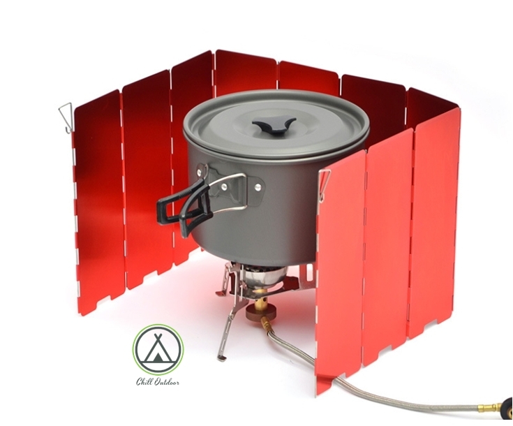 鋁合金折疊擋風板－(4色)(附贈收納盒)