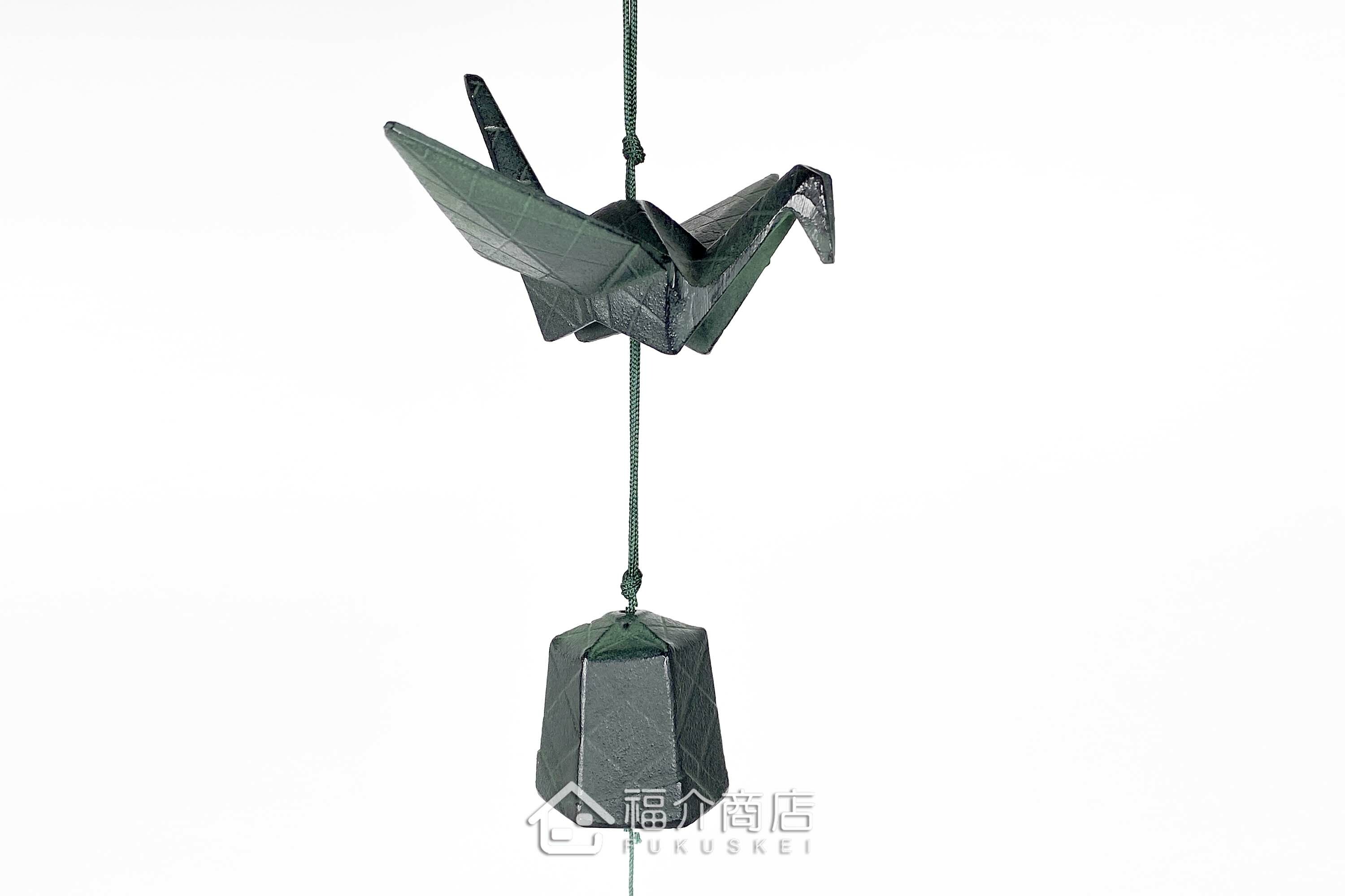 金屬做的折鶴鑄鐵風鈴