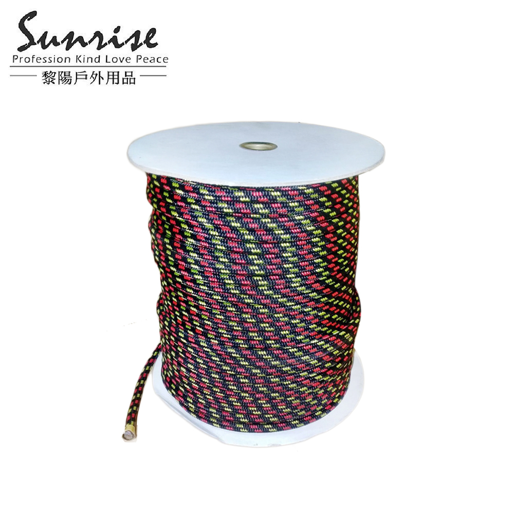 6mm金絲繩 彩色/黑色 金絲繩/攀登級/靜力繩/輔助繩 79B306