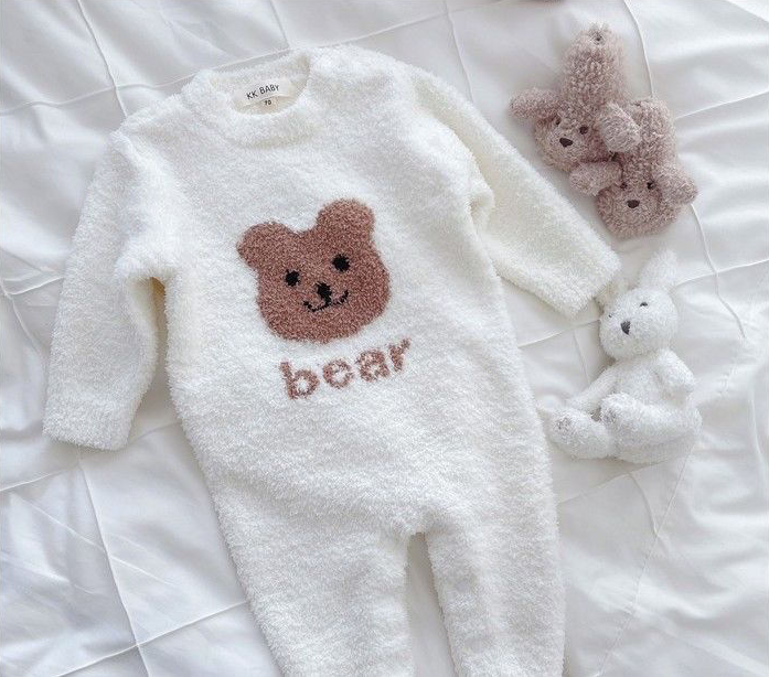 bunny and bear romper