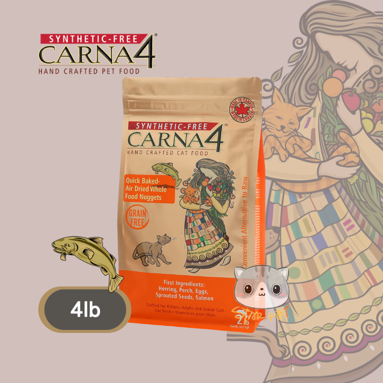 Carna4 - Grain Free Fish Cat Food 4lb