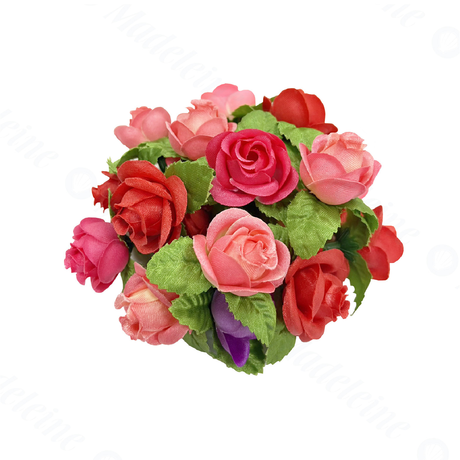 [ 裝飾與調色 ] 精選 玫瑰小花苞(塑膠)(蛋糕裝飾用)  50朵入