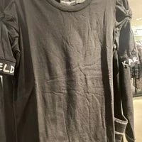 [S] KARL LAGERFELD LOGO TAPE TEE,BLACK, L2EH7883-BLK (SKL479)