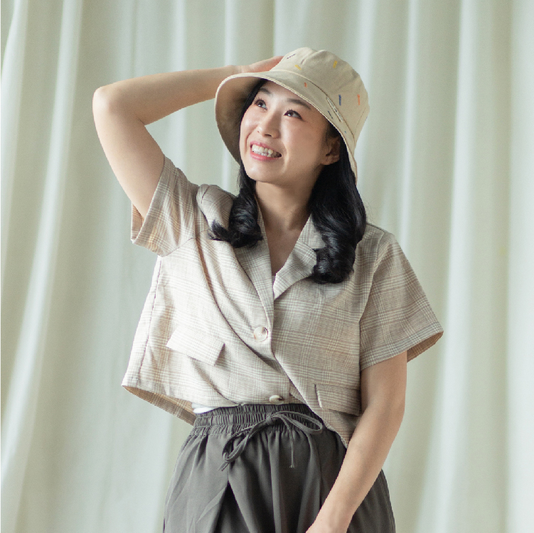 【肌涼】【Outdoor/戶外專業系列】繽紛線條漁夫帽丨7AH0028