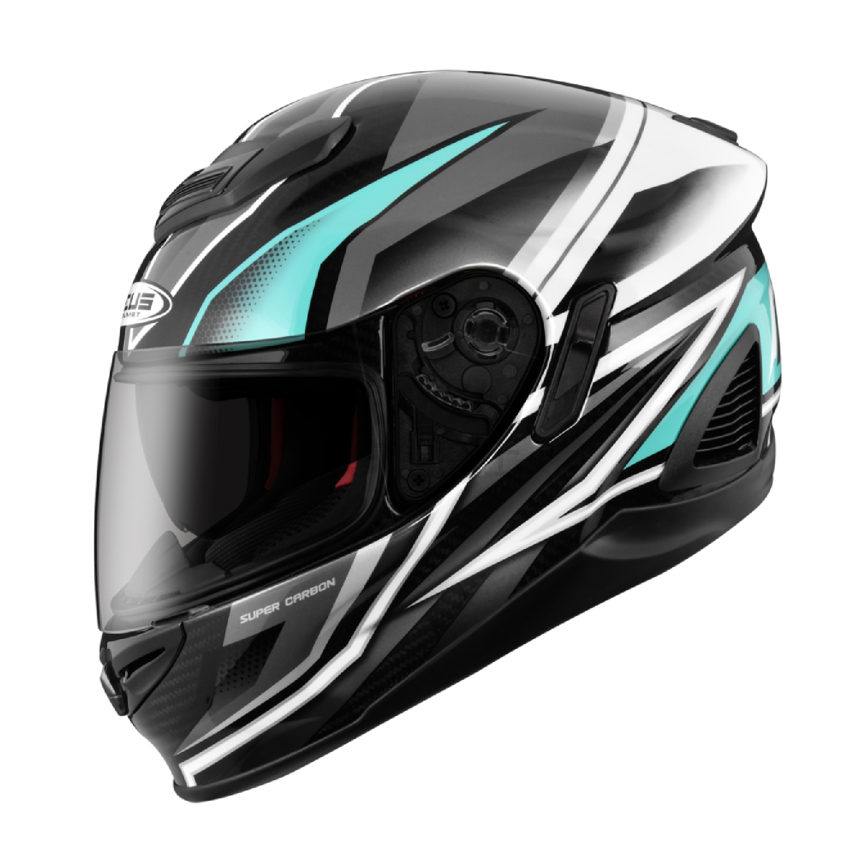 ZEUS ZS-1600 彩繪AK10 全罩安全帽透明碳纖｜ANSIN 安信騎士