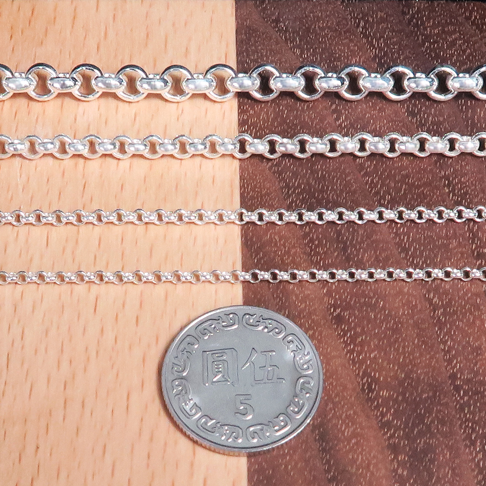 經典百搭 小圓鍊系列銀鍊 925純銀 男生項鍊 女生項鍊 中性項鍊 客製長度