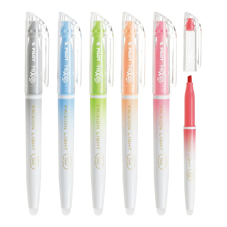 【PILOT 百樂】螢光魔擦筆 六色組 自然/柔粉