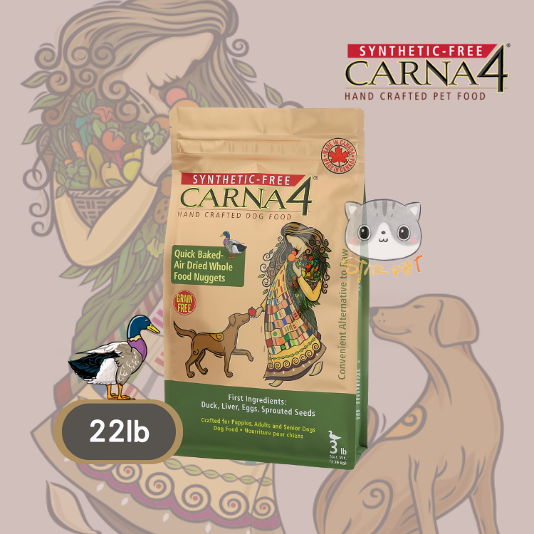 Carna4 - Grain Free Duck Dog Food 22lb