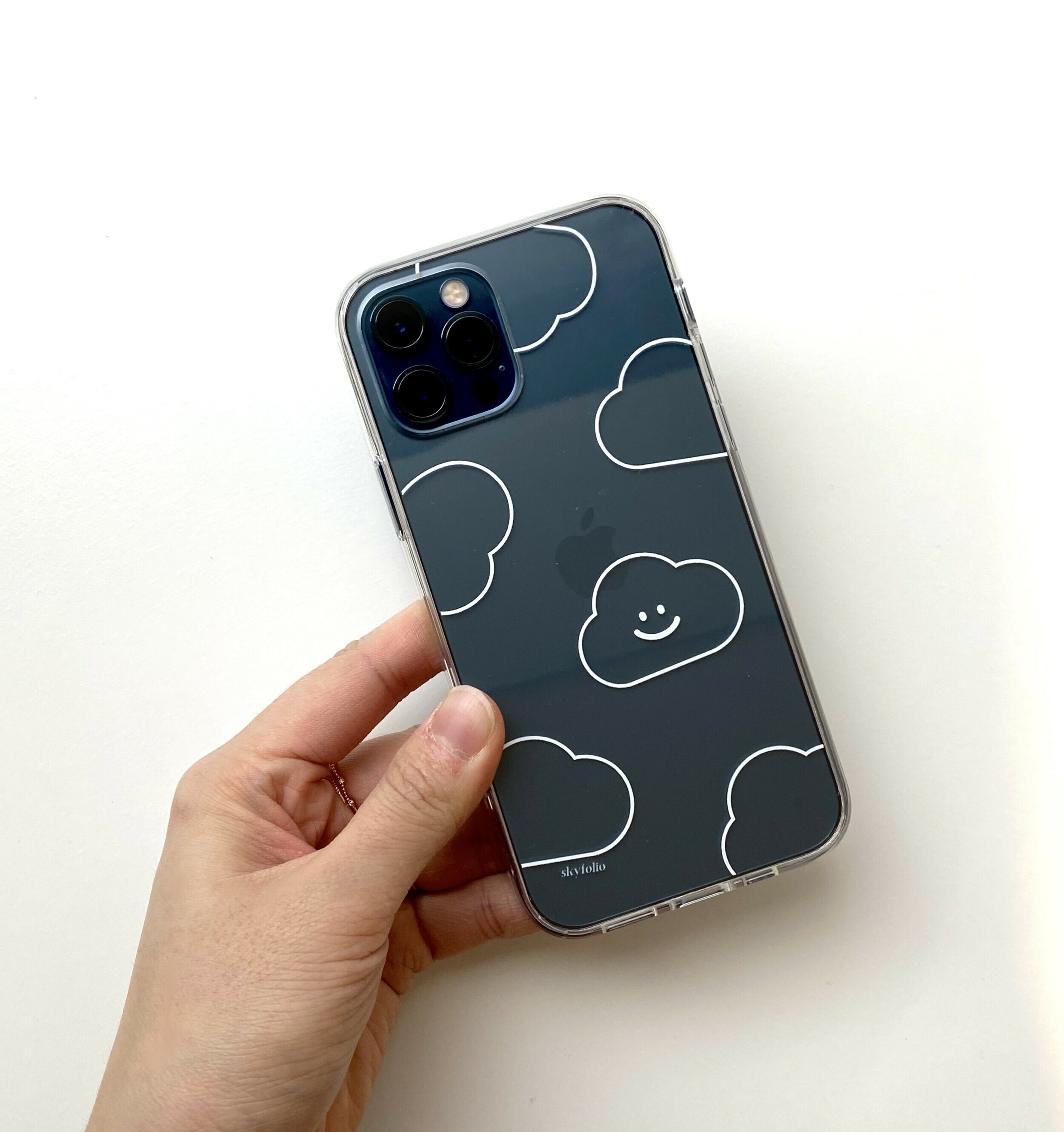Skyfolio - cloud line 透明硬殼