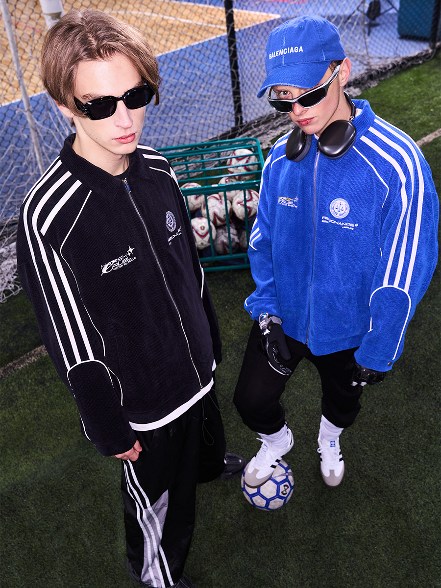 Harsh and Cruel 23SS 撞色拼接翻領燈芯絨外套 HM231050027