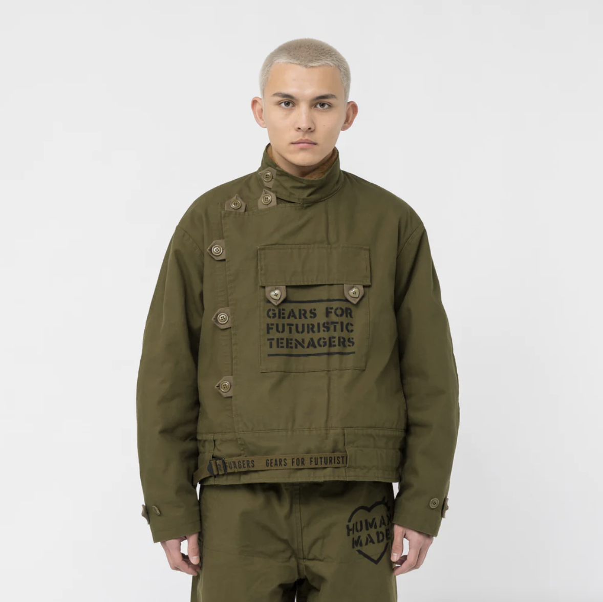 【APAIR】預購 HUMANMADEMILITARY MOTORCYCLE JACKET