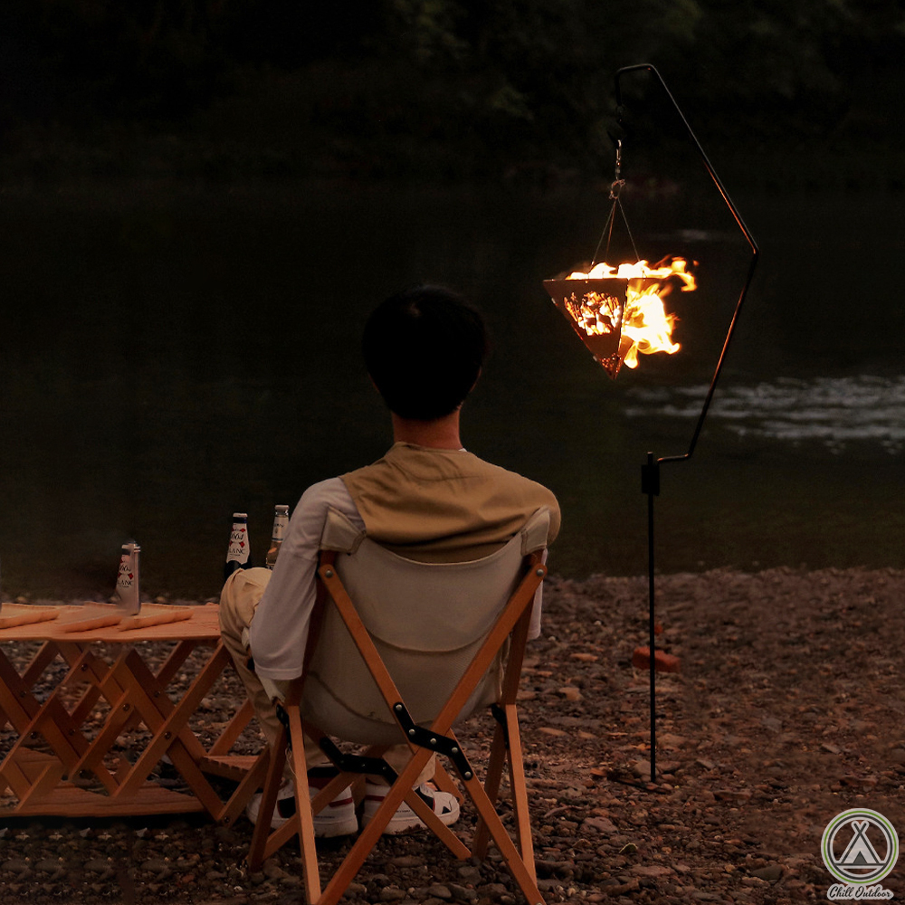 不鏽鋼三角掛飾火爐