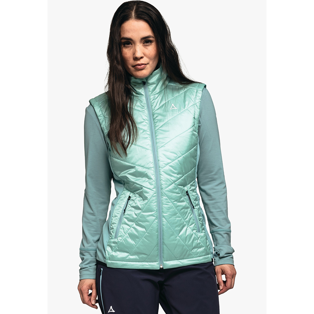 【Schoffel】女PRIMALOFT防風抗雪保暖透氣背心 / 22SL20-13332-[薄荷綠、藍]
