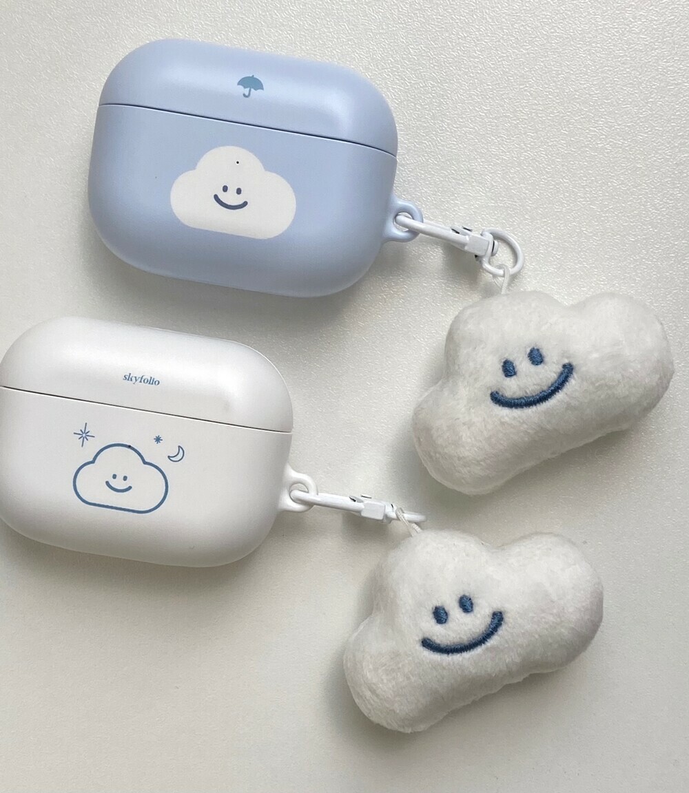 Skyfolio - white cloud AirPods/ AirPods Pro Case