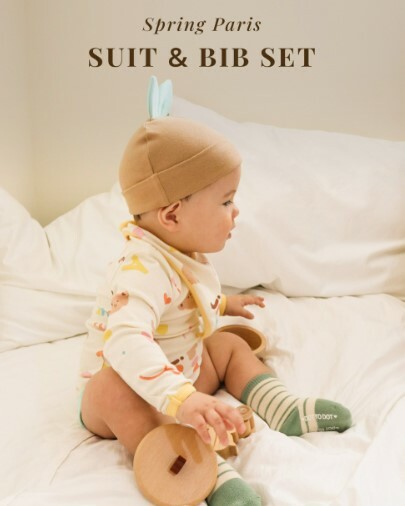 Dot to Dot 環遊Paris系列-舒適居家包屁衣 (連口水肩不連頭飾)