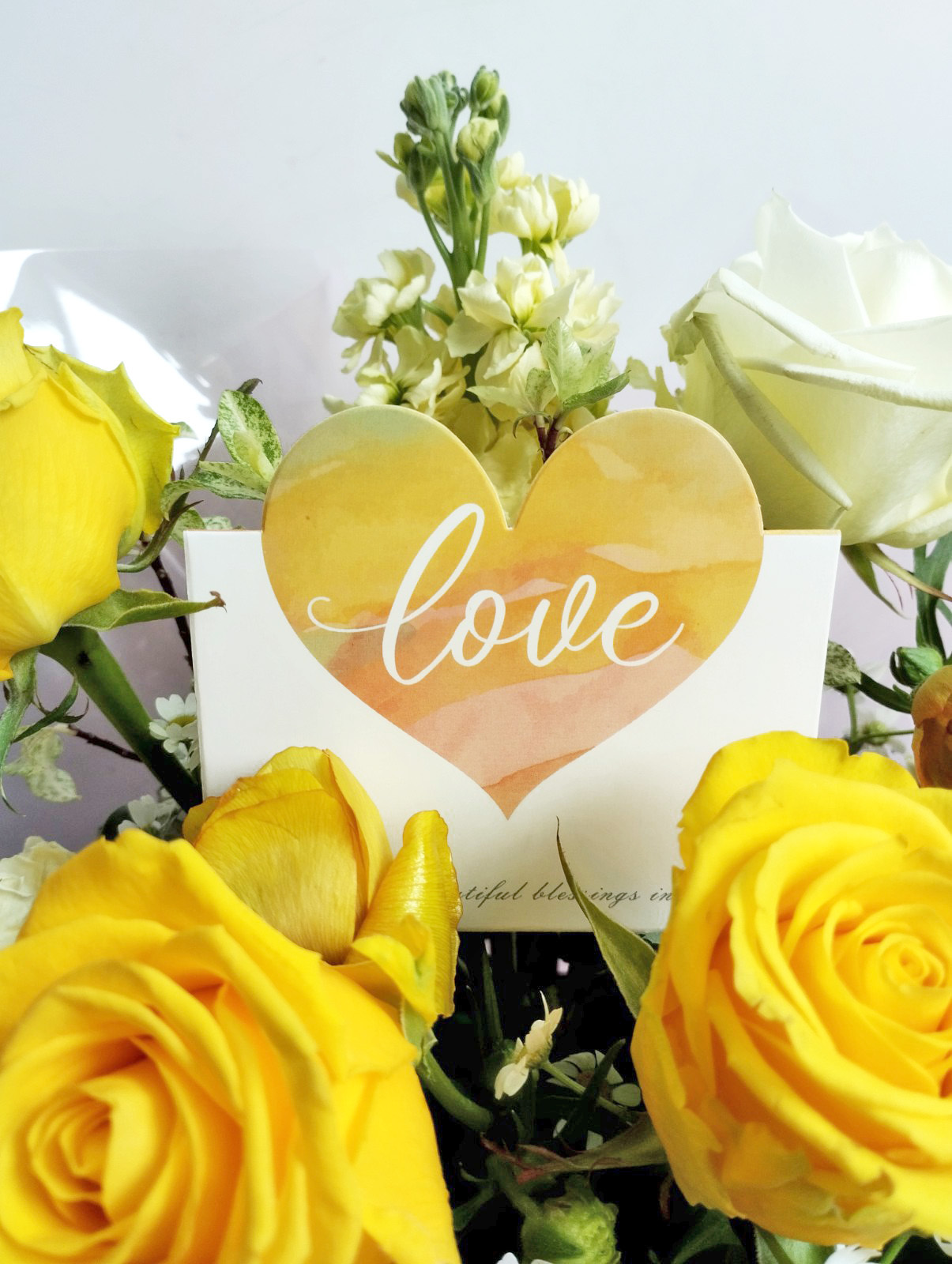 【RAINBOW YELLOW】玫瑰花束