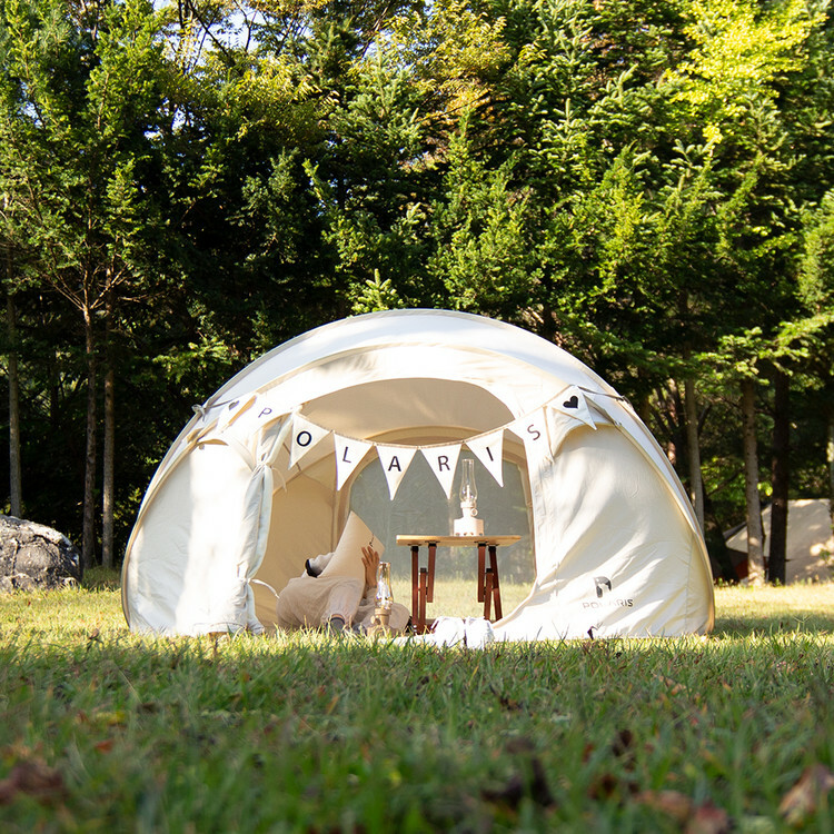 【POLARIS北極星】J-Star 彈出式棉質帳篷