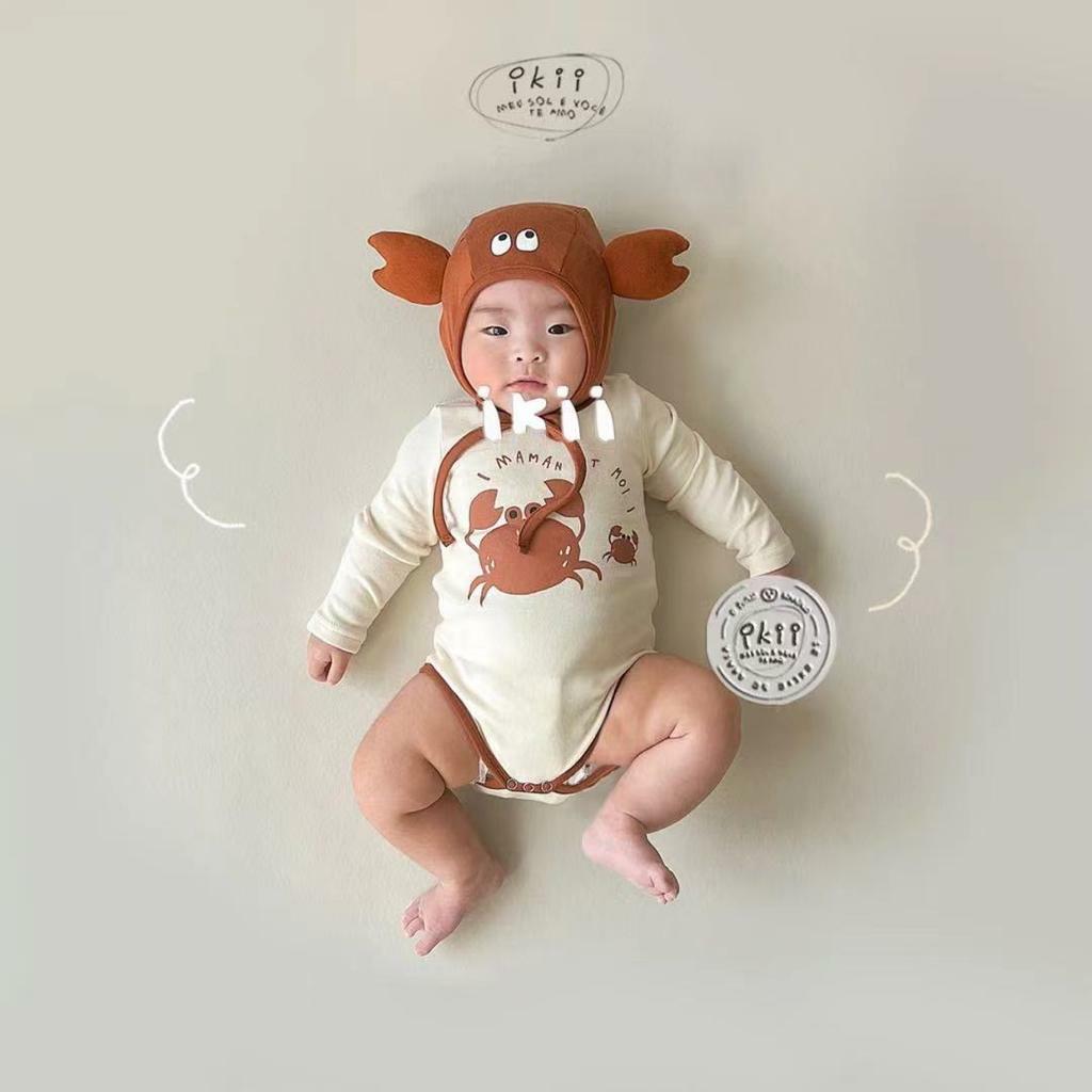 (現貨) ikii蟹仔衫仔set (連帽仔)