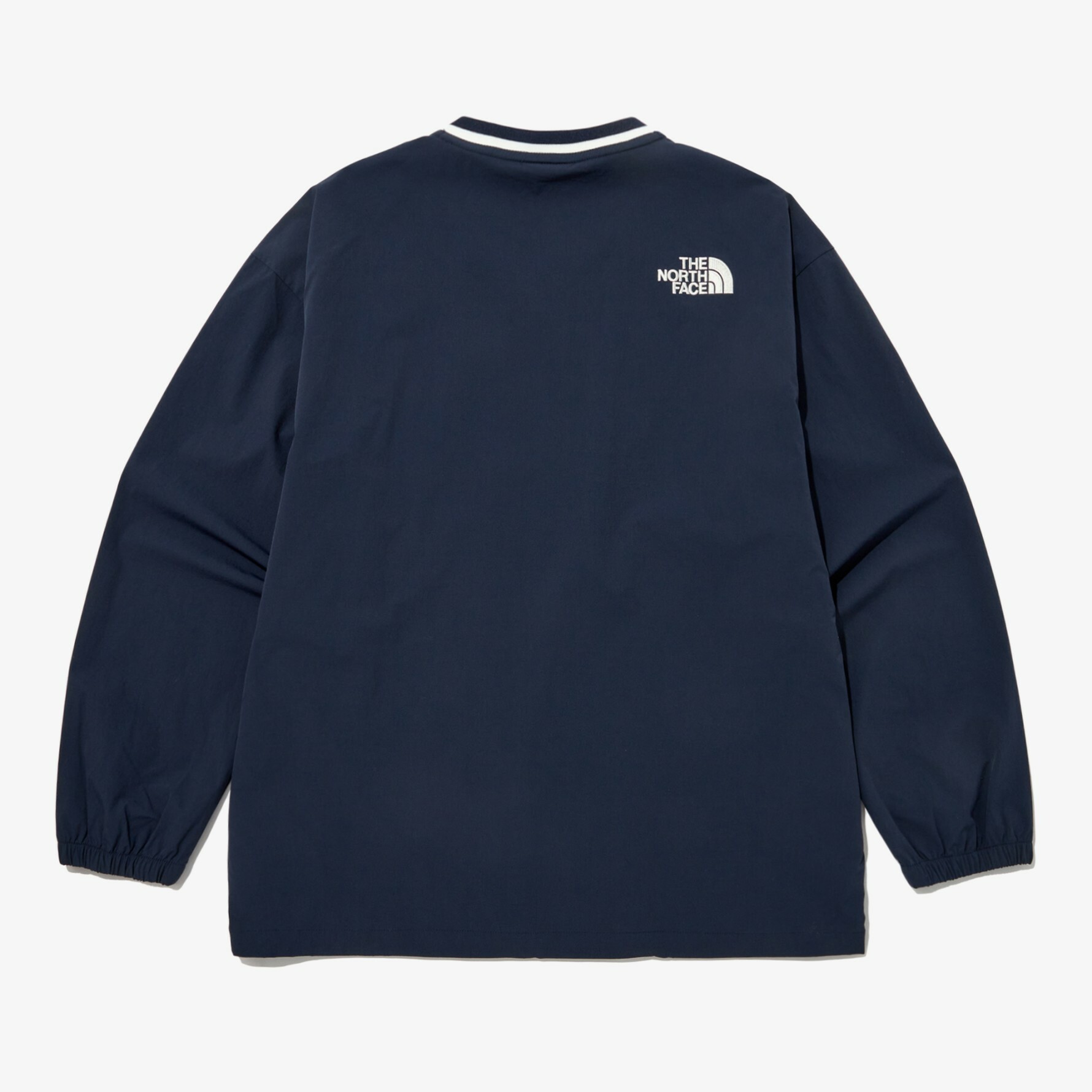 THE NORTH FACE 白標 FIELD CREWNECK 水手V領 大學T 深藍 NM5MP06J