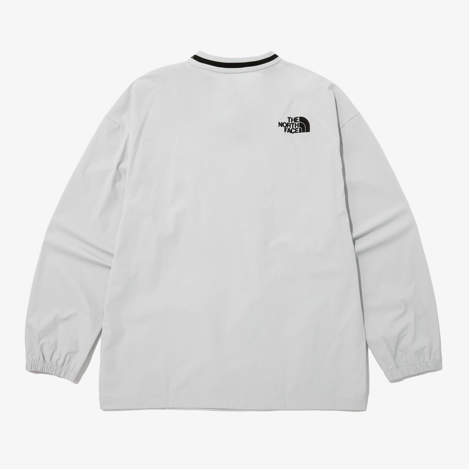 THE NORTH FACE 白標 FIELD CREWNECK 水手V領 大學T 灰 NM5MP06K