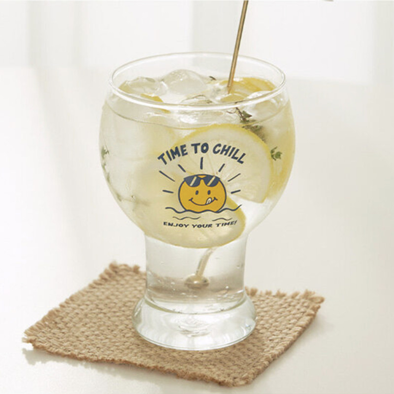 《1609》太陽的微笑玻璃杯450ML