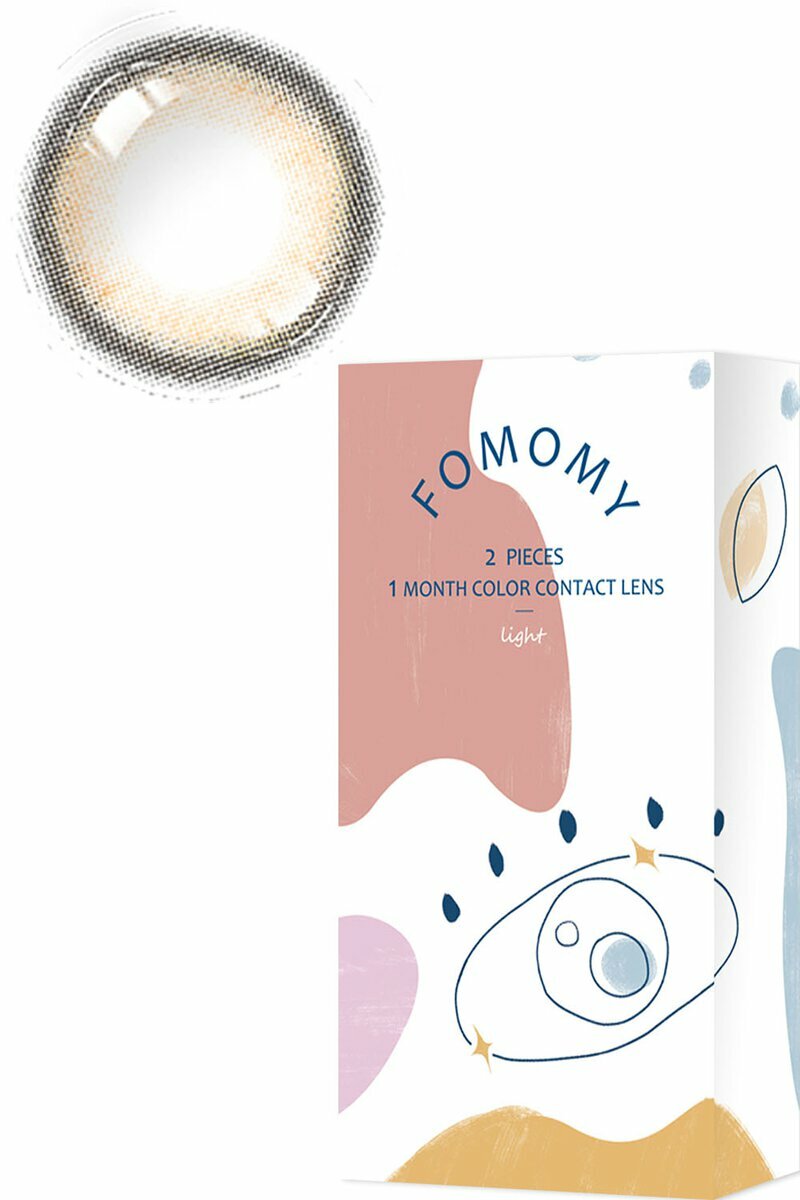 [預訂] FOMOMY 1 Month Light Brown 有色每月抛棄隱形眼鏡｜每盒2片